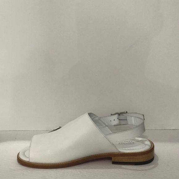 Fennix Italy sandal white leather calf/alligator - Picture 3 of 5